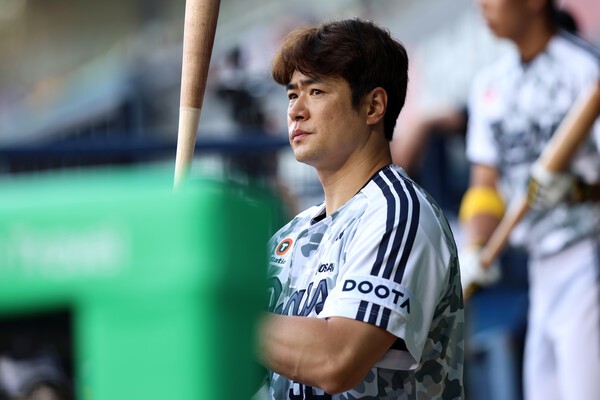 두산 베어스 외야수 김재환. (사진=두산 베어스 제공)