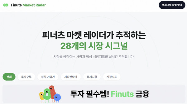 /사진=피너츠 마켓 레이더 홈페이지 갈무리