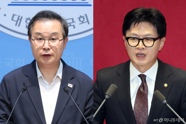 이건태 더불어민주당 의원(왼쪽), 한동훈 무소속 의원 /사진=뉴스1