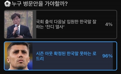 누구 병문안을 가야할까 누구 병문안을 가야할까